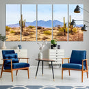 Arizona Dessert Cactus Wall Art Canvas Print