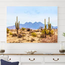 Arizona Dessert Cactus Wall Art Canvas Print