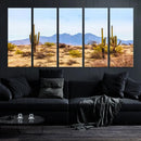 Arizona Dessert Cactus Wall Art Canvas Print