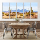 Arizona Dessert Cactus Wall Art Canvas Print