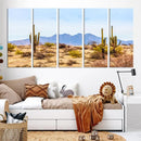 Arizona Dessert Cactus Wall Art Canvas Print
