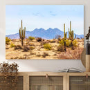 Arizona Dessert Cactus Wall Art Canvas Print
