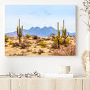 Arizona Dessert Cactus Wall Art Canvas Print