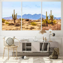 Arizona Dessert Cactus Wall Art Canvas Print