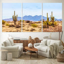 Arizona Dessert Cactus Wall Art Canvas Print