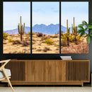 Arizona Dessert Cactus Wall Art Canvas Print