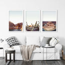 Travel Wall Art. Lake Powell, Utah. Horseshoe Bend, Arizona by Wall Art Set