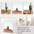 Arizona Desert Wall Art Set. Sedona Red Rocks, Saguaro Cacti by Wall Art Set