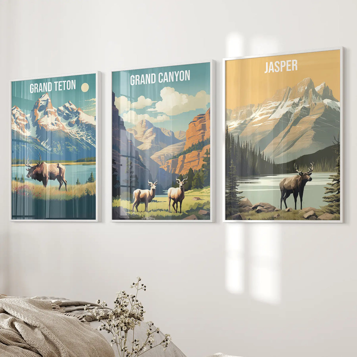 Grand Canyon, Jasper, Grand Teton. National Park Wall Art, photo 2 of 10