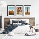 Arizona Desert Travel Art. Grand Canyon, Retro Van, Cactus by Wall Art Set