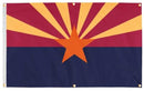 Arizona Flag with Grommets Along the Edges for Wall Hanging by Flagman of America
