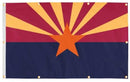 Arizona Flag with Grommets Along the Edges for Wall Hanging by Flagman of America