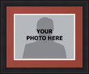 NHL Hockey Photo Picture Frame Kit - Arizona Coyotes (Brick Red Matting, White Trim) by Dynasty Sports & Framing