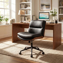Armless Office Chair with Curved Backrest and Padded Seat by LJGDeals