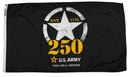 Army 250th Anniversary Flag 3'x5' - Official | Made in USA by Flagman of America
