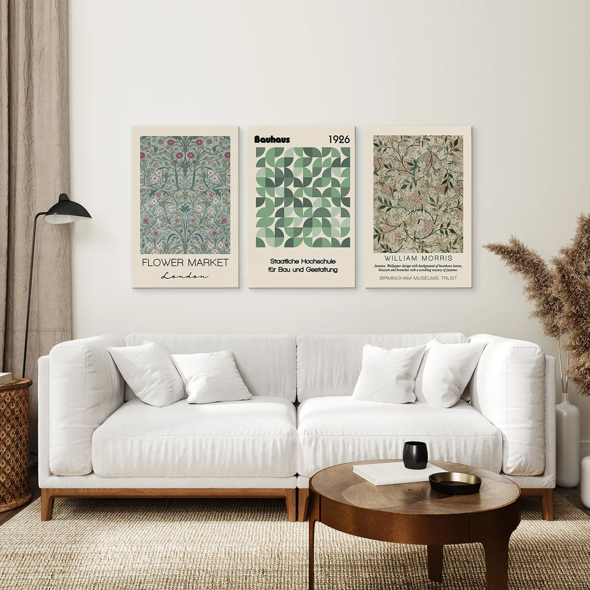 Botanical Neutral Wall Art Home Posters Set, photo 2 of 9