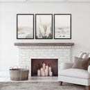 Beige Boho Beach Wall Art. Set of 3 Prints by Wall Art Set