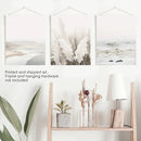 Beige Boho Beach Wall Art. Set of 3 Prints by Wall Art Set