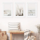 Beige Boho Beach Wall Art. Set of 3 Prints by Wall Art Set