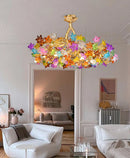 Art Stained Glass Tree Branch Chandelier