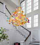 Art Stained Glass Tree Branch Chandelier