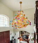 Art Stained Glass Tree Branch Chandelier