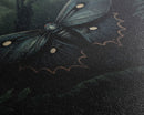 Butterfly In Woods, Butterfly Wall Decor, Dark Art, Green Wall Art, Insect Wall Decor, Wall Decor, Canvas Print, Wall Art, Framed Canvas