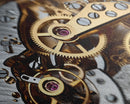 Clock Wall Decor, Watch Mechanism Wall Art, Watch Gears Wall Art, Panoramic Wall Decor, Canvas Print, Wall Art, Framed Canvas Art