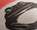 Wabi Sabi Wall Art, Japanese Frog Print, Japanese Prints, Vintage Style Art, Framed Canvas or Poster, Matsumoto Hoji INSPIRED Art