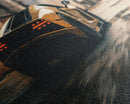 Cool Supercar Art, Framed Canvas Print, Cyberpunk Sportscar Painting, Futuristic Supercar Painting, Man Cave Decor, Gift For Him, Car Guy