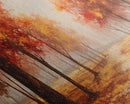 Fall Decor, Beautiful Forest In Early Autumn, Landscape Framed Canvas Print Painting, Wall Art, Wall Decor, Autumn Decor, Farmhouse Decor