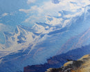 Mountains Wall Art, Mountain Landscape, Panoramic Landscape, Wall Art, Canvas Wall Art, Landscape Art Print, Tiny House Décor, Gift For Him