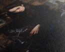The Alchemical Witch, Witch Making Potions, Alchemy, Framed Canvas, Halloween Canvas Art, Dark Academia, Macabre Oil Painting
