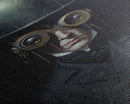 Portrait of a Victorian Steampunk Cyborg, Framed Canvas Print or Canvas, Cool Halloween Decor, Gothic Art
