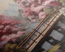 Wabi Sabi Decor, Framed Canvas Print, 3 Piece Set, Beautiful Japanese Maple Tree Garden