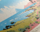 Channel Islands National Park Panoramic California Travel Art, National Park Print, Minimalist Travel Art, Midcentury Modern Style Landscape