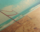 Beach Volleyball Net, Framed Canvas Print, Liminal Art, Framed Wall Decor, Beach Photography, Surf Art, Surf Print, Nautical Decor