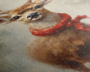 Cute Buck Dressed For Christmas, Christmas Decor, Woodland Animals, Christmas Wall Art, Winter Decor, Holiday Decor, Seasonal Decor
