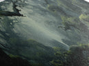In The Forest - Ready To Hang Panoramic Foggy Pine Forest Canvas Wall Art, Nature Wall Art, Misty Green Forest Print, Modern Home Decor