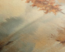 Fall In The Countryside, Moody Wall Decor, Framed Canvas Print, Seasonal Autumn Decor
