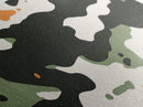 Camoflage, Camo Pattern Wall Art, Framed Canvas Print, Farmhouse Abstract Wall Art, Extra Wide Oversized Wall Art, Cammy Home Decor