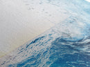 Splash of Waves In The Ocean, Framed Canvas Print, Nautical Seascapes Wall Art