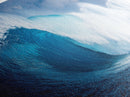The Wave - Huge 40 Foot Wave - Surfer Decor - Framed Canvas Print - Nautical Decor - Nautical Art - Seascape Painting