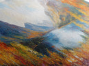 Modern Wall Art Print - Abstract Oil Painting Landscape Canvas Print - Extra Large Wall Art - Canvas Wall Art - Oversized Art