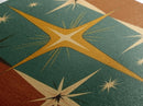 Mid-Century Modern Star Burst Wall Art, Home Decor Wall Art, Atomic Age Home Decor, 1950s Style Art