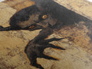 Demon Painting Print, Dark Macabre Wall Art, Original Satyr Painting, Witchy Decor, Wall Art For Witches, Witch Familiar Painting