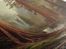 Fantasy Forest Painting Print, Majestic Redwood Trees of Ancient California Fantasy Art, California home Decor, Redwood Trees Painting