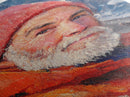 Fisherman Painting Canvas Print, Fisher Decor, Fisherman Wall Art, Oil Painting Of a Fisherman Canvas Print, Alaskan Wall Art
