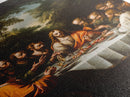 Last Supper Wall Art, Framed Canvas Print, Christmas Decor, Christian Decor, Oil Painting Of The Last Supper
