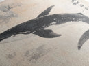 Humpback Whale Canvas Print, Framed Art, Ready To Hang Wall Art, Nautical Wall Art, Ocean Art, Wabi Sabi Art